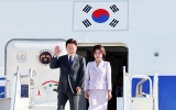 이 대통령, 프랑스 도착…