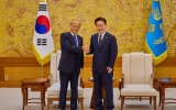 이 대통령, 아시아개발은행 총재 접견…핵심광물·AI·원전 분야 협력 논의