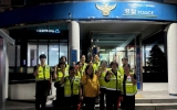 하당동 새마을부녀회, 경찰과 야간 방범 합동 순찰
