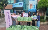백년로교회, 이로동 취약계층 위한 생필품세트 후원
