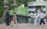 김대중 전남광주교육감, 문산초 찾아 현장 안전 살펴