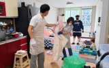 영암 우즈벡 세쌍둥이 가정에 모인 지역사회 손길