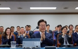 이 대통령 "드론, 육해공 넘나들어…사관학교 통합 핵심은 미래전 이끌 인재 기르는 것"