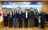 장흥군, 전남연구원과 군정 현안 논의 업무간담회 개최