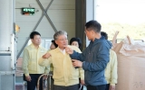 장세일 영광군수, 산물벼 매입 현장을 찾아 농업인 격려