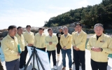 고흥군의회, 금산면 대취도 선착장·부잔교 설치사업 현장 점검