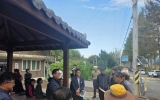 박근식 영광군 부군수, 송전선로 지중화 공사 현장 찾아 주민 목소리 청취